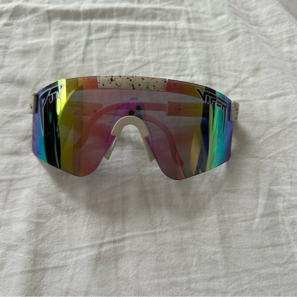 Pit viper sunglasses white speckle - Picture 1 of 4